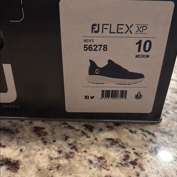 Flex XP Men's Shoes - Navy Size 10 - Picture 4 of 5